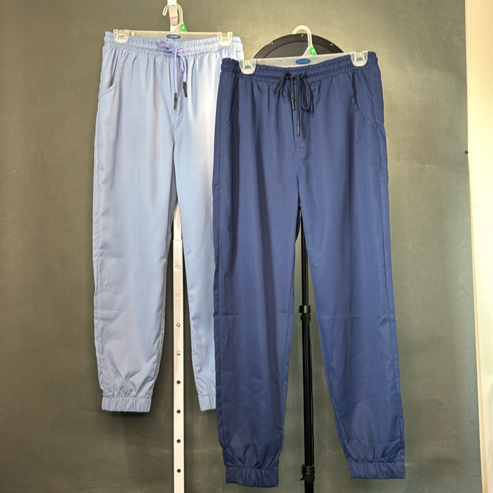 Shein Shades of Blue 2 Pieces Drawstring Jogger Lightweight Size Small